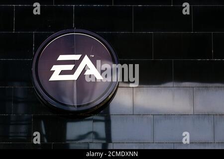 Colonia, Germania. 15 settembre 2020. Il logo della società di software di gioco Electronic Arts. (Immagine di simbolo, immagine di tema) Colonia, 15.09.2020 | utilizzo in tutto il mondo Credit: dpa/Alamy Live News Foto Stock