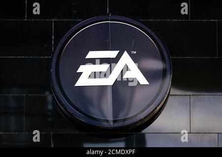 Colonia, Germania. 15 settembre 2020. Il logo della società di software di gioco Electronic Arts. (Immagine di simbolo, immagine di tema) Colonia, 15.09.2020 | utilizzo in tutto il mondo Credit: dpa/Alamy Live News Foto Stock