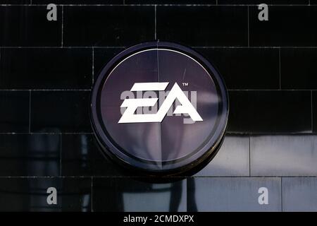 Colonia, Germania. 15 settembre 2020. Il logo della società di software di gioco Electronic Arts. (Immagine di simbolo, immagine di tema) Colonia, 15.09.2020 | utilizzo in tutto il mondo Credit: dpa/Alamy Live News Foto Stock