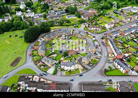 Veduta aerea del parco Circus Moffat Dumfries e Galloway Foto Stock