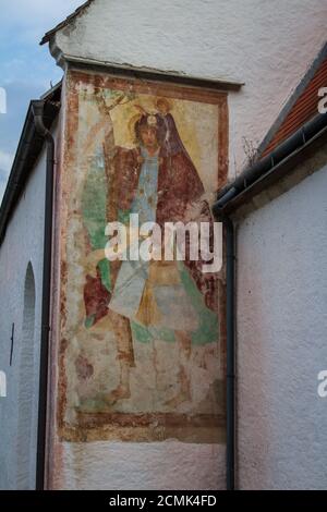 Heiligengeistkirche, storica chiesa ospedaliera pubblica di Weitra, Waldviertel, Austria Foto Stock