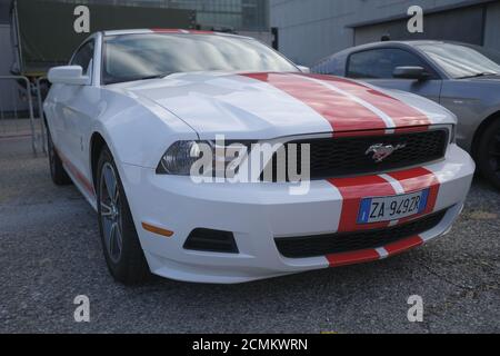 Verona/Italy - 01 18 2020 : Salone di Muscle Old Car American Custom Muscle Foto Stock