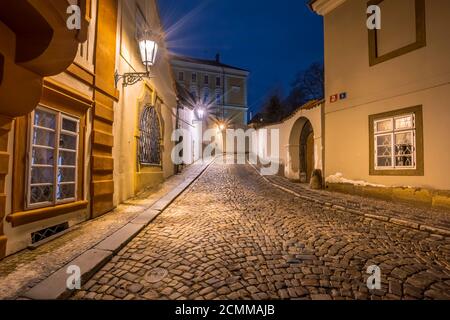 Repubblica Ceca, Praga, Hradcany, Novy Svet, Kapucinska Foto Stock