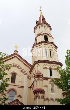 Chiesa ortodossa di San Nicola, Vilnius, Lituania, Europa Foto Stock
