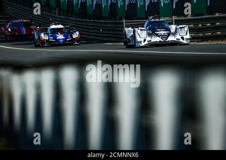 Le Mans, Francia. 17 settembre 2020. 25 Falb John (usa), McMurry Matt (usa), Trummer Simon (swi), Algarve Pro Racing, Oreca 07-Gibson, azione durante le sessioni di prove libere della 2020 24 ore di le Mans, 7° round del Campionato Mondiale FIA Endurance 2019-20 sul circuito des 24 Heures du Mans, Dal 16 al 20 settembre 2020 a le Mans, Francia - Foto Francois Flamand / DPPI Credit: LM/DPPI/Francois Flamand/Alamy Live News Foto Stock