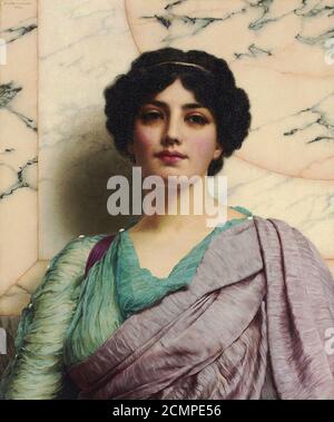 John William Godward - una bellezza romana, 1904. Foto Stock