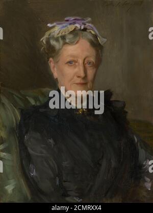 John Singer Sargent - Sig.ra Frederick Mead (Mary Eliza Scribner) (1822-1896) Foto Stock