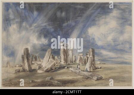 John Constable - Stonehenge Foto Stock