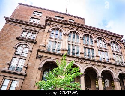 Foundation Building, Cooper Union, New York City, New York, USA Foto Stock