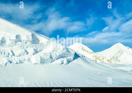Montagne Pirin in inverno in Bulgaria Foto Stock