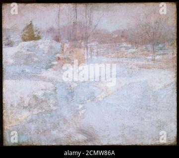 John Henry Twachtman - Inverno Foto Stock