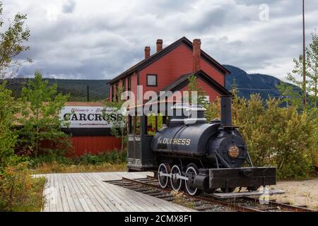 Carcross, Yukon, Canada Foto Stock