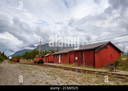 Carcross, Yukon, Canada Foto Stock