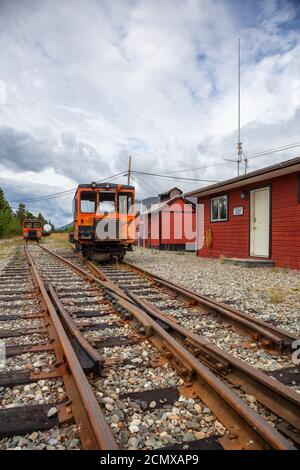 Carcross, Yukon, Canada Foto Stock