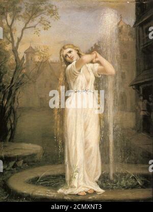 John William Waterhouse - Undine. Foto Stock