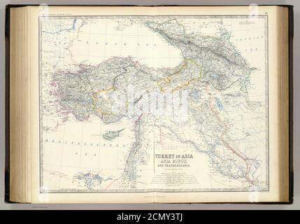 Johnston, Alexander Keith (1804-1871). Turchia in Asia, Transcaucasia. 1861. Foto Stock