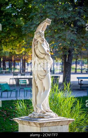 Statua di Venere in callipige nel Giardino delle Tuileries, Parigi Foto Stock