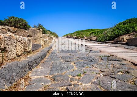 Sito archeologico di Tharros, Sardegna Foto Stock