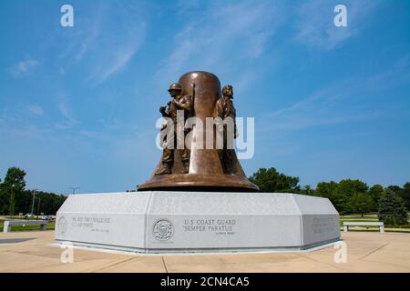 Springfield, Illinois / Stati Uniti - 16 settembre 2020 l'Illinois Korean War Memorial in un bellissimo giorno di settembre. Foto Stock