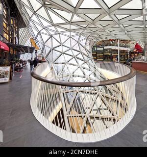 Galerie My Zeil, centro commerciale, architetto Massimiliano Fuksas, Francoforte, Germania, Europa Foto Stock