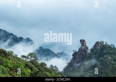 il paesaggio del monte sanqing Foto Stock
