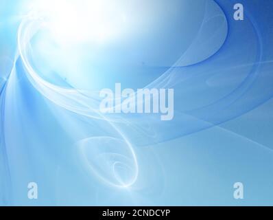 Abstract sfondo blu Foto Stock