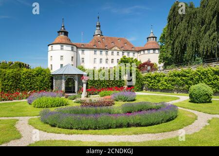 Castello di Langenburg, Langenburg, Hohenlohe, Baden-Wurttemberg, Germania, Europa Foto Stock