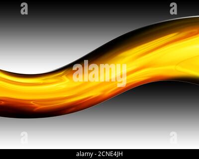 onda di lava Foto Stock