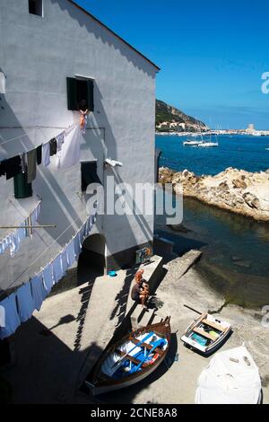 Marciana Marina, Isola d'Elba, Toscana, Italia, Europa Foto Stock