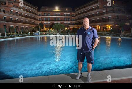 Rafa Benitez Rafa Benitez, Napoli Head Coach presso la base di allenamento di Castel Volturno, Napoli, Italia. 18 SET 2013 IMMAGINE DI CREDITO : © MARK PAIN / ALAMY Foto Stock