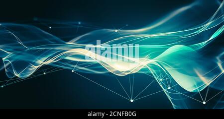 Abstract background tecnologico Foto Stock