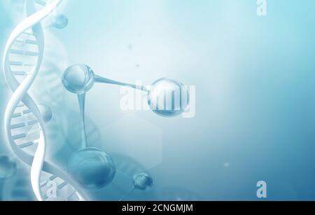 Abstract background scientifico Foto Stock