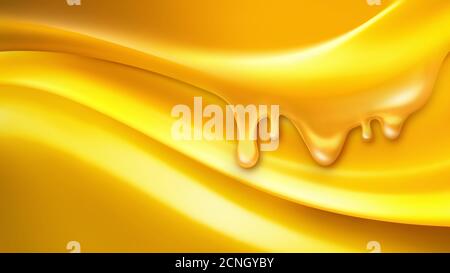 onda di caramello Foto Stock