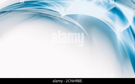 Abstract sfondo blu Foto Stock