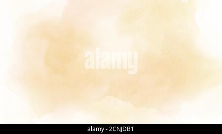 Astratto morbido arancio acquerello per sfondo. Colorazione vettore artistico utilizzato come elemento nel disegno decorativo di texture, carta vecchia, carta, o Illustrazione Vettoriale