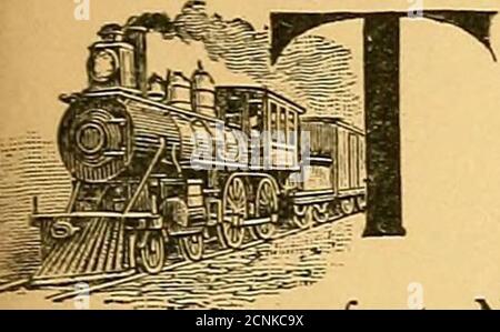 . Virginia in bianco e nero. Braces quasi ogni varietà di legno duro così come una grande quantità di pioppo e pino. Lum-bering lungo il Chesapeake & Ohio è ragionevolmente che tiene il passo con lo sviluppo del ferro e del carbone delle due Virginie. Agricoltura.-terreni agricoli di fertilità indiscutibile e a prezzi notevolmente bassi possono essere acquistati in grandi o piccoli tratti in James RiverValley, sulla penisola tra Richmond e Newport News, vicino thecoast nelle vicinanze di Norfolk, e nelle valli del Piemonte e Shenandoah  LW AT  . La Virginia è molto favorita da un clima temperato, e vicino al gre Foto Stock