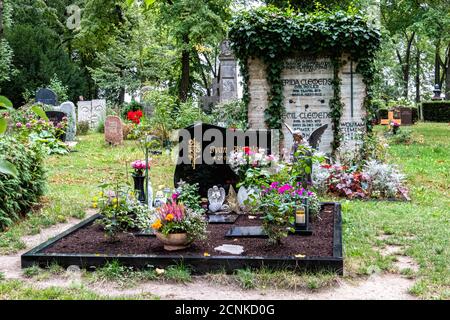 Alter St. Matthäus Kirchhof .Cimitero di San Matteo antico, Schöneberg-Berlino Foto Stock