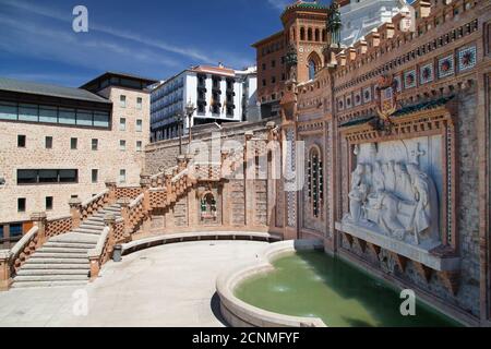 Scalinata di Ovalo a Teruel, Spagna. Foto Stock
