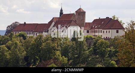 Castello di Iburg con Torre Benno, Bad Iburg, Muensterland, bassa Sassonia, Germania, Europa Foto Stock