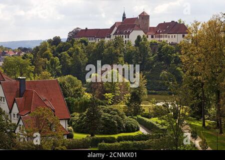 Castello di Iburg con Torre Benno, Bad Iburg, Muensterland, bassa Sassonia, Germania, Europa Foto Stock