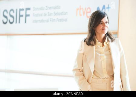 18 settembre 2020, Madrid, Madrid, Spagna: Elena Anaya ha partecipato alla Photocall 'Rifkin's Festival' durante il 68° Festival del Cinema di San Sebastian al Kursaal Palace il 18 settembre 2020 a Donostia / San Sebastian, Spagna (Credit Image: © Jack Abuin/ZUMA Wire) Foto Stock