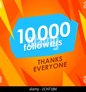 Seguaci piatti per il design di marketing. Business vettoriale illustrazione design moderno. Rete di comunicazione Illustrazione Vettoriale