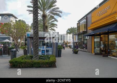 Centro commerciale UTC Westfield presso l'University Town Center. Centro commerciale all'aperto con catene di negozi di lusso, cinema e ristoranti. La Jolla, San Diego, California, Stati Uniti. 23 Marzo 2019 Foto Stock