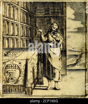 . Io: Francisci Bonomij Bononiensis Chiron Achillis, siue, Nauarchus humanæ uitæ : morali emblemate geminato ad felicitatis portum perduens . Non ITL CHUON non quantumjfcd qualcXIIII.. Petrarca. Mtiltafuntonerofadifcentibus &gt; doBispawcajufficiunt. Sul&gt; ACHILI S; ioj Foto Stock