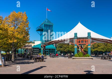 The Forks National Historic Site, Winnipeg, Manitoba, Canada Foto Stock