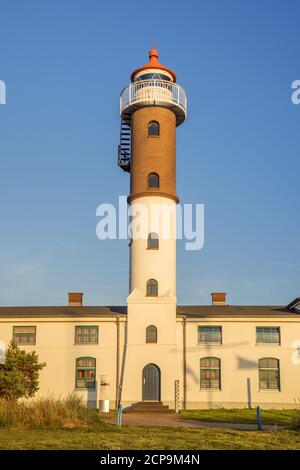 Faro di Timmendorf Beach, Timmendorf, Isola di Poel, Costa del Mar Baltico, Meclemburgo-Pomerania occidentale, Germania del Nord, Germania, Europa Foto Stock