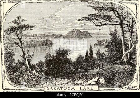 . La guida turistica attraverso lo stato Impero. Abbracciando tutte le città, le città e i luoghi d'irrigazione, dal fiume Hudson e dalla rotta centrale di New York. Le strutture originali. Cupid è un offerente presidente Saratoga. Molti un matrimonio Diamond è stato celebratedof che un impegno Saratoga è stato l'avant-corriere. Amongother incidenti matrimoniali di nota, si dice da pettegolezzi che la conoscenza di Commodore Vanderbilt con la sua attuale moglie, com-mentato a Saratoga, e che molto naturalmente la partygirò i loro volti Saratogaward subito dopo il matrimonio. La strada più alla moda è Foto Stock