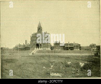 . Escursioni estive itinerari e tariffe . . . SALA DA PRANZO.RSCRANTON, PA., WM. HANLET, PROPKIETOR. 66 DELAWARE, LACKAWANNA & WESTERN R.. MOSES TAYLOR HOSPITAL, SCRANTON, PENNSYLVANIA. Foto Stock