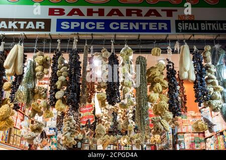 Turchia, Istanbul, Bazaar Egiziano, mercato delle Spezie Foto Stock