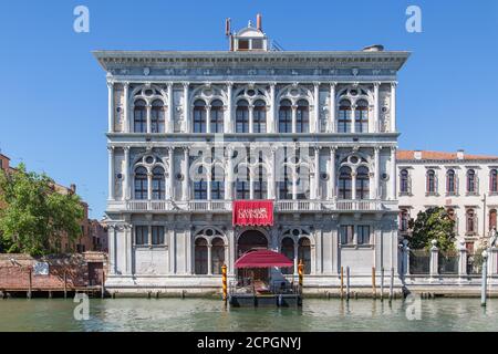 Palazzo rinascimentale Casino Palazzo Vendramin-Calergi, Canal Grande, Venezia, Italia, Europa Foto Stock